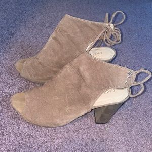Chinese Laundry peep toe booties